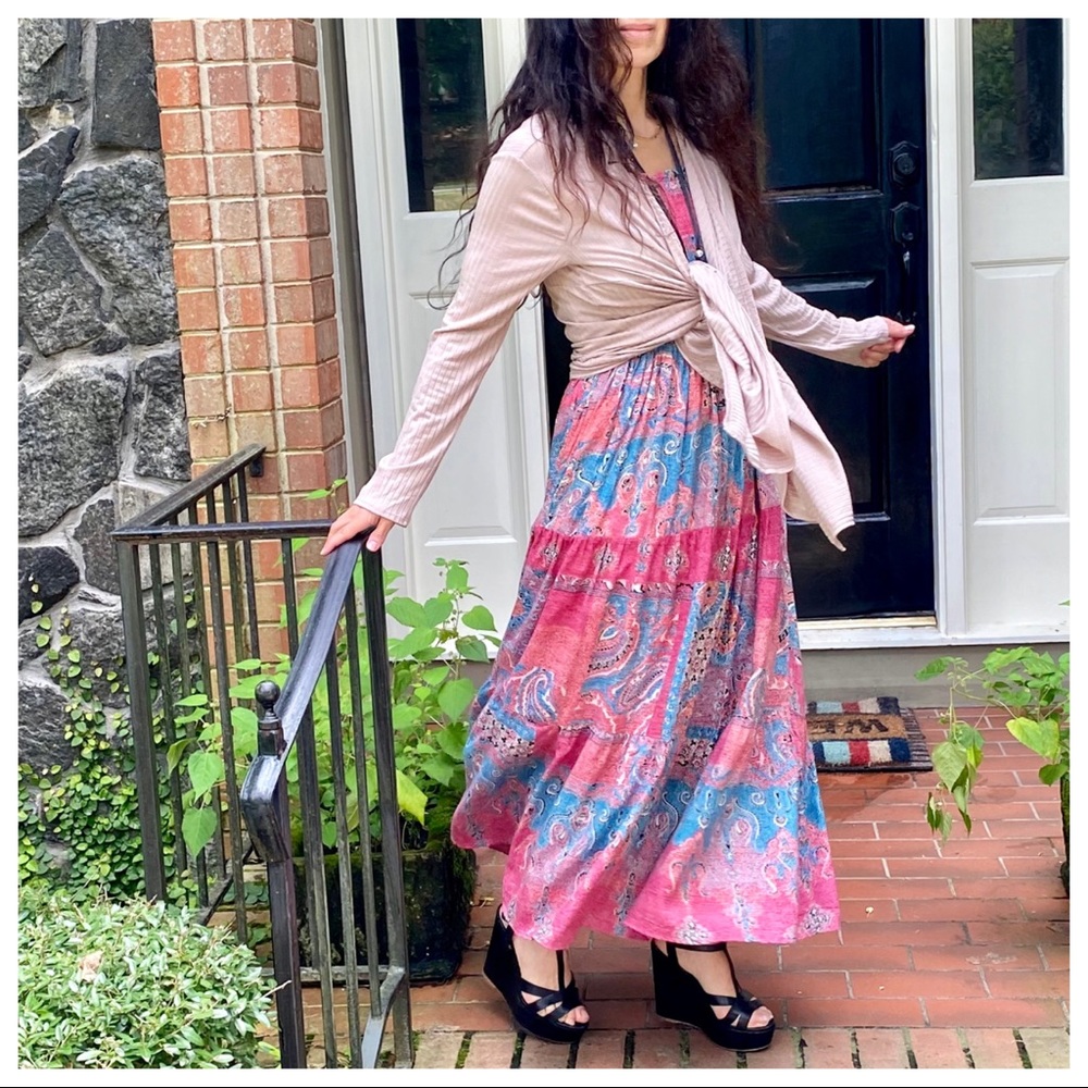 BOHO CHIC GORGEOUS PRINT MAXI DRESS - Picture 11 of 11